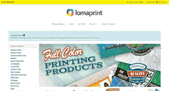 Desktop Screenshot of lomaprint.com